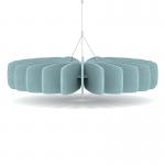 Sch! Acoustic Ceiling Baffles - Shade - Type A - 900mm Wide x 150mm High - Sky Light Blue SCH00650