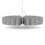 Sch! Acoustic Ceiling Baffles - Shade - Type A - 900mm Wide x 150mm High - Pebble Light Grey SCH00653