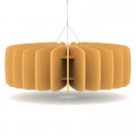 Sch! Acoustic Ceiling Baffles - Shade - Type A - 900mm Wide x 300mm High - Buttercup Yellow SCH00655