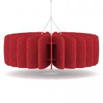 Sch! Acoustic Ceiling Baffles - Shade - Type A - 900mm Wide x 300mm High - Poppy Red SCH00656