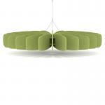 Sch! Acoustic Ceiling Baffles - Shade - Type A - 1200mm Wide x 150mm High - Lime Green SCH00668