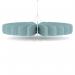 Sch! Acoustic Ceiling Baffles - Shade - Type A - 1200mm Wide x 150mm High - Sky Light Blue SCH00670