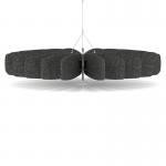 Sch! Acoustic Ceiling Baffles - Shade - Type A - 1200mm Wide x 150mm High - Graphite Charcoal SCH00671