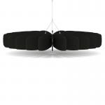 Sch! Acoustic Ceiling Baffles - Shade - Type A - 1200mm Wide x 150mm High - Raven Black SCH00672
