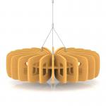 Sch! Acoustic Ceiling Baffles - Shade - Type B - 600mm Wide x 150mm High - Buttercup Yellow SCH00675