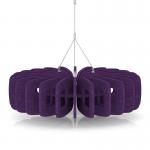 Sch! Acoustic Ceiling Baffles - Shade - Type B - 600mm Wide x 150mm High - Plum Purple SCH00677