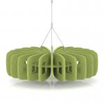 Sch! Acoustic Ceiling Baffles - Shade - Type B - 600mm Wide x 150mm High - Lime Green SCH00678