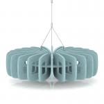 Sch! Acoustic Ceiling Baffles - Shade - Type B - 600mm Wide x 150mm High - Sky Light Blue SCH00680
