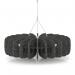 Sch! Acoustic Ceiling Baffles - Shade - Type B - 600mm Wide x 150mm High - Graphite Charcoal SCH00681