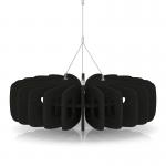 Sch! Acoustic Ceiling Baffles - Shade - Type B - 600mm Wide x 150mm High - Raven Black SCH00682