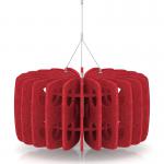 Sch! Acoustic Ceiling Baffles - Shade - Type B - 600mm Wide x 300mm High - Poppy Red SCH00686