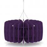 Sch! Acoustic Ceiling Baffles - Shade - Type B - 600mm Wide x 300mm High - Plum Purple SCH00687