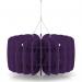 Sch! Acoustic Ceiling Baffles - Shade - Type B - 600mm Wide x 300mm High - Plum Purple SCH00687