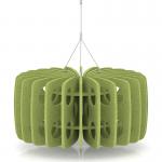 Sch! Acoustic Ceiling Baffles - Shade - Type B - 600mm Wide x 300mm High - Lime Green SCH00688