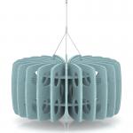 Sch! Acoustic Ceiling Baffles - Shade - Type B - 600mm Wide x 300mm High - Sky Light Blue SCH00690