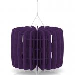 Sch! Acoustic Ceiling Baffles - Shade - Type B - 600mm Wide x 450mm High - Plum Purple SCH00697