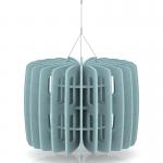 Sch! Acoustic Ceiling Baffles - Shade - Type B - 600mm Wide x 450mm High - Sky Light Blue SCH00700