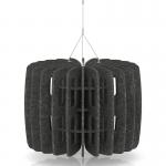 Sch! Acoustic Ceiling Baffles - Shade - Type B - 600mm Wide x 450mm High - Graphite Charcoal SCH00701