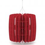 Sch! Acoustic Ceiling Baffles - Shade - Type B - 600mm Wide x 600mm High - Poppy Red SCH00706