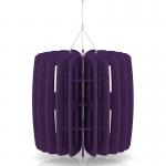 Sch! Acoustic Ceiling Baffles - Shade - Type B - 600mm Wide x 600mm High - Plum Purple SCH00707