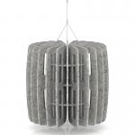 Sch! Acoustic Ceiling Baffles - Shade - Type B - 600mm Wide x 600mm High - Pebble Light Grey SCH00713