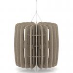 Sch! Acoustic Ceiling Baffles - Shade - Type B - 600mm Wide x 600mm High - Oatmeal Beige SCH00714