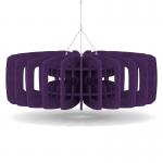 Sch! Acoustic Ceiling Baffles - Shade - Type C - 900mm Wide x 300mm High - Plum Purple SCH00717