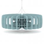 Sch! Acoustic Ceiling Baffles - Shade - Type C - 900mm Wide x 300mm High - Sky Light Blue SCH00720