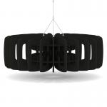 Sch! Acoustic Ceiling Baffles - Shade - Type C - 900mm Wide x 300mm High - Raven Black SCH00722