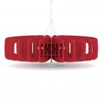 Sch! Acoustic Ceiling Baffles - Shade - Type C - 1200mm Wide x 300mm High - Poppy Red SCH00726