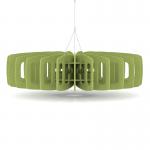 Sch! Acoustic Ceiling Baffles - Shade - Type C - 1200mm Wide x 300mm High - Lime Green SCH00728