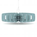 Sch! Acoustic Ceiling Baffles - Shade - Type C - 1200mm Wide x 300mm High - Sky Light Blue SCH00730