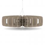 Sch! Acoustic Ceiling Baffles - Shade - Type C - 1200mm Wide x 300mm High - Oatmeal Beige SCH00734