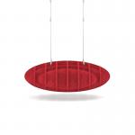 Sch! Acoustic Ceiling Baffles - Hatch - Type D - 700 x 700mm Wide x 250mm High - Poppy Red SCH00736