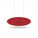 Sch! Acoustic Ceiling Baffles - Hatch - Type D - 700 x 700mm Wide x 250mm High - Poppy Red SCH00736