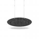 Sch! Acoustic Ceiling Baffles - Hatch - Type D - 700 x 700mm Wide x 250mm High - Graphite Charcoal SCH00741