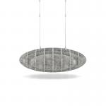 Sch! Acoustic Ceiling Baffles - Hatch - Type D - 700 x 700mm Wide x 250mm High - Pebble Light Grey SCH00743