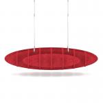 Sch! Acoustic Ceiling Baffles - Hatch - Type D - 1000 x 600mm Wide x 250mm High - Poppy Red SCH00746