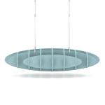 Sch! Acoustic Ceiling Baffles - Hatch - Type D - 1000 x 600mm Wide x 250mm High - Sky Light Blue SCH00750