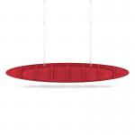 Sch! Acoustic Ceiling Baffles - Hatch - Type D - 1600 x 650mm Wide x 250mm High - Poppy Red SCH00756
