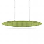 Sch! Acoustic Ceiling Baffles - Hatch - Type D - 1600 x 650mm Wide x 250mm High - Lime Green SCH00758