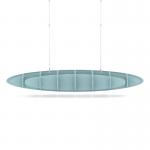 Sch! Acoustic Ceiling Baffles - Hatch - Type D - 1600 x 650mm Wide x 250mm High - Sky Light Blue SCH00760
