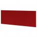 Impulse Plus Oblong 450600 Desktop Screen Burgundy Fabric Light Grey Edges SCR10003