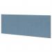 Impulse Plus Oblong 450600 Desktop Screen Sky Blue Fabric Light Grey Edges SCR10009