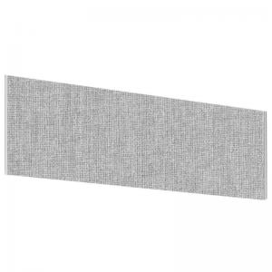 Photos - Office Desk Impulse Plus Angle 450600 Desktop Screen Light Grey Fabric Light Grey 