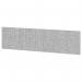 Impulse Plus Oblong 450/1500 Desktop Screen Light Grey Fabric Light Grey Edges SCR10140