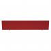 Impulse Plus Oblong 4501800 Desktop Screen Burgundy Fabric Light Grey Edges SCR10192