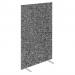 Impulse Plus Oblong 1800600 Floor Free Standing Screen Lead Fabric Light Grey Edges SCR10220