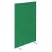 Impulse Plus Oblong 1800600 Floor Free Standing Screen Palm Green Fabric Light Grey Edges SCR10222