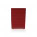 Impulse Plus Oblong 18001200 Floor Free Standing Screen Burgundy Fabric Light Grey Edges SCR10246